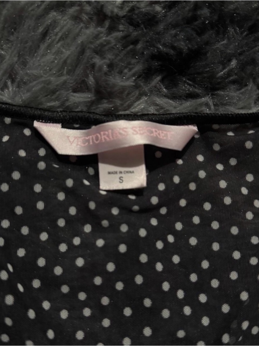 Rare! Victoria’s Secret polka dot halter top with flower decal S - Picture 6 of 6